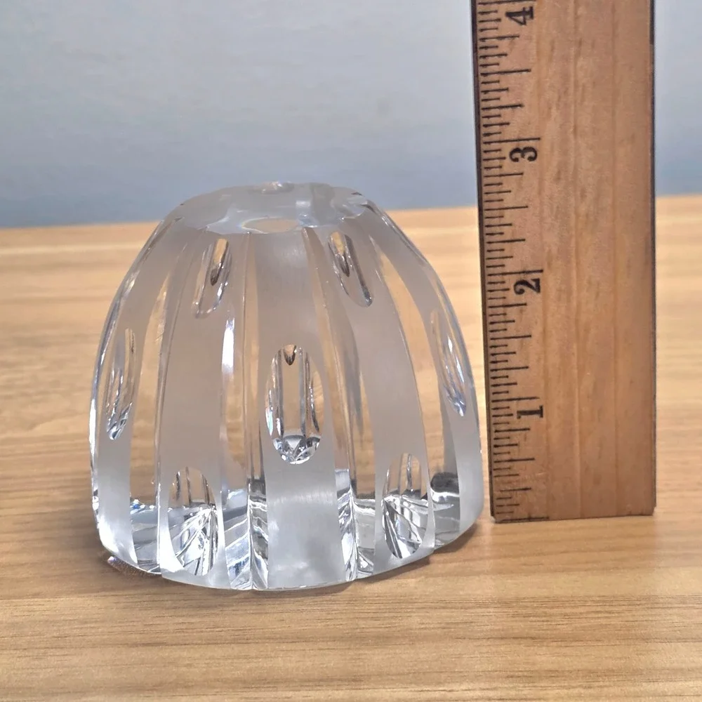 E&R Western Germany Golden‎ Crown Crystal Candy Dish Trinket Dish